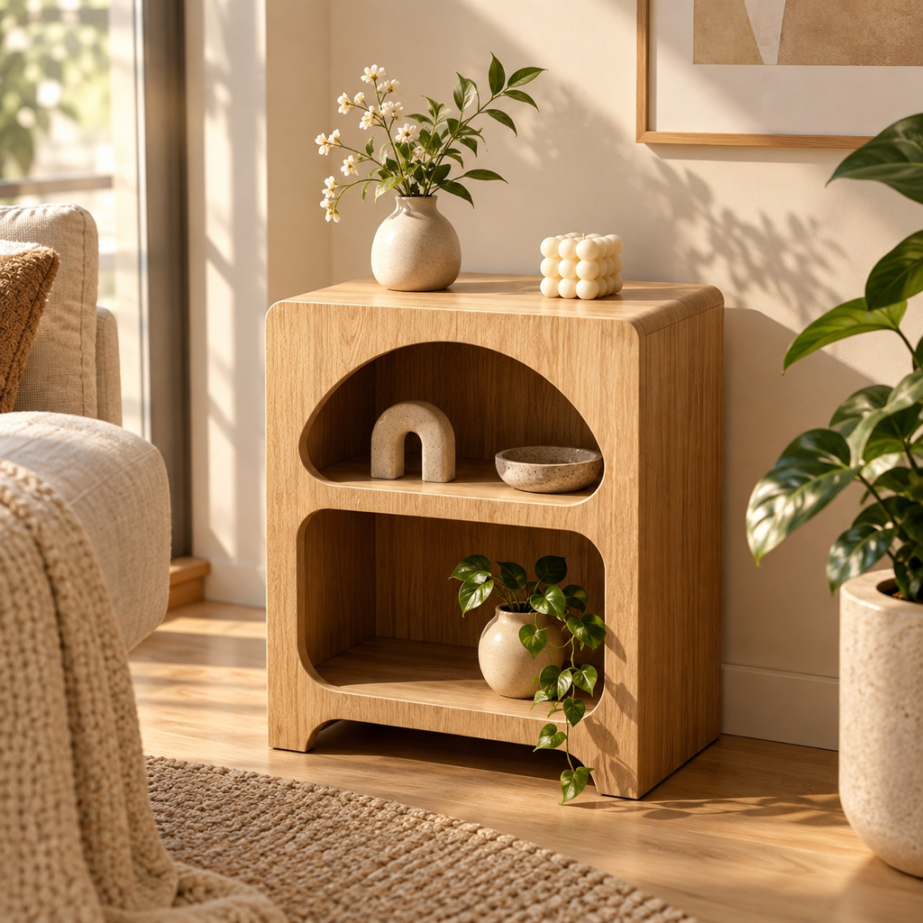 NOOKMONT Arc 2-Tier Open Storage Cabinet