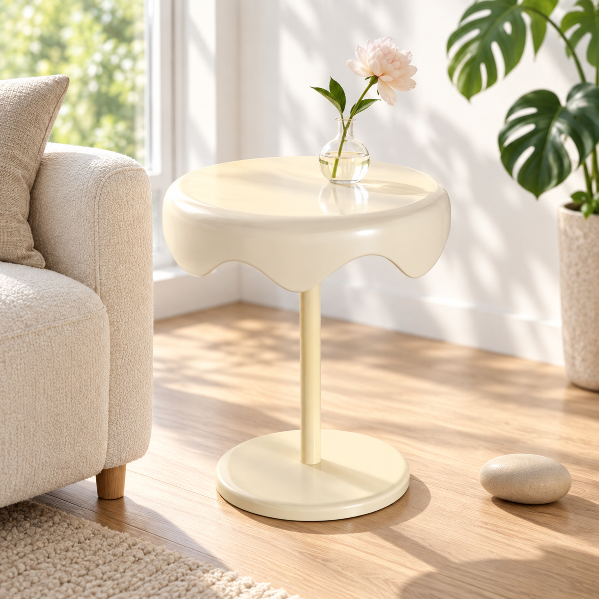 NOOKMONT Petal Sculptural Side Table