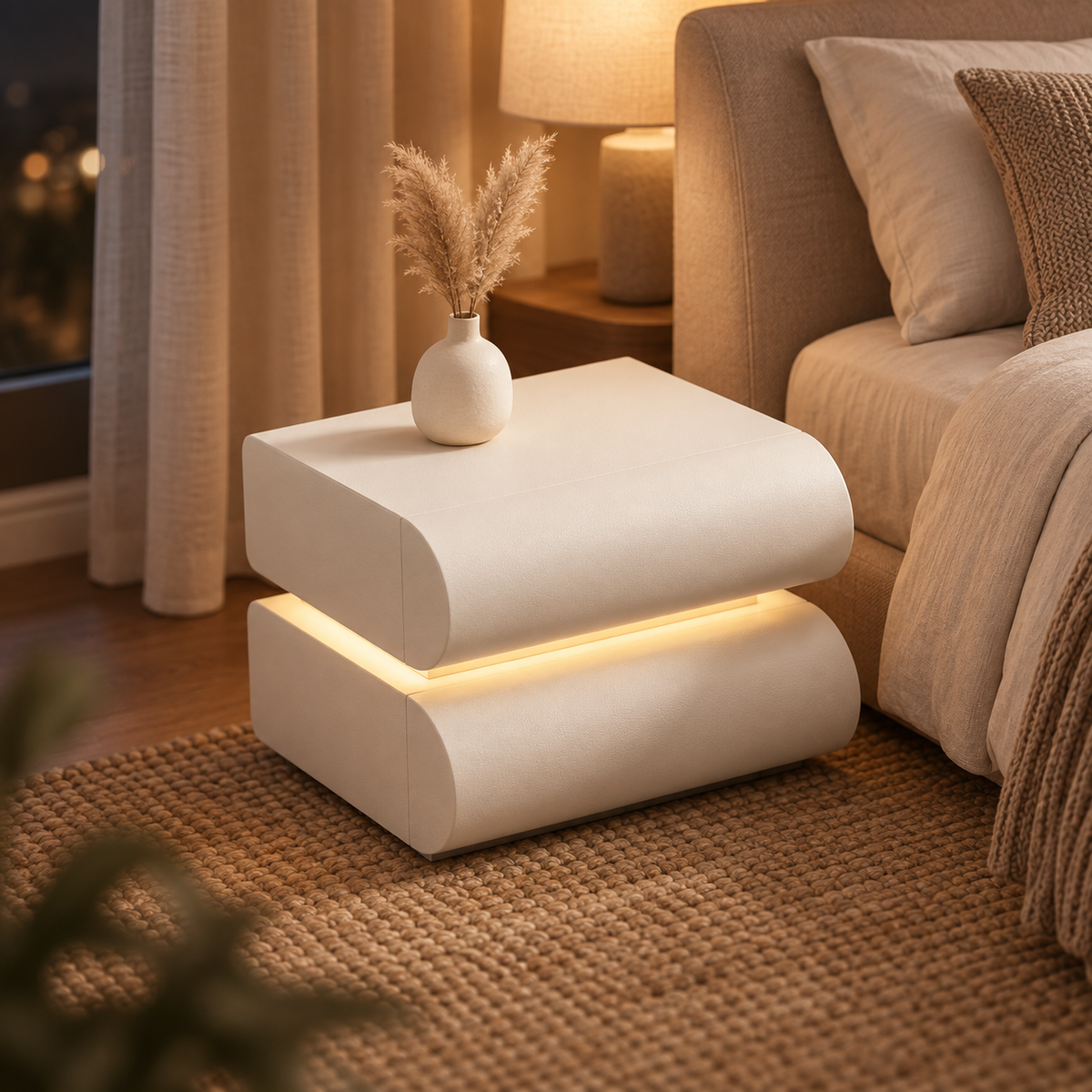NOOKMONT Softform Halo 2-Drawer Nightstand