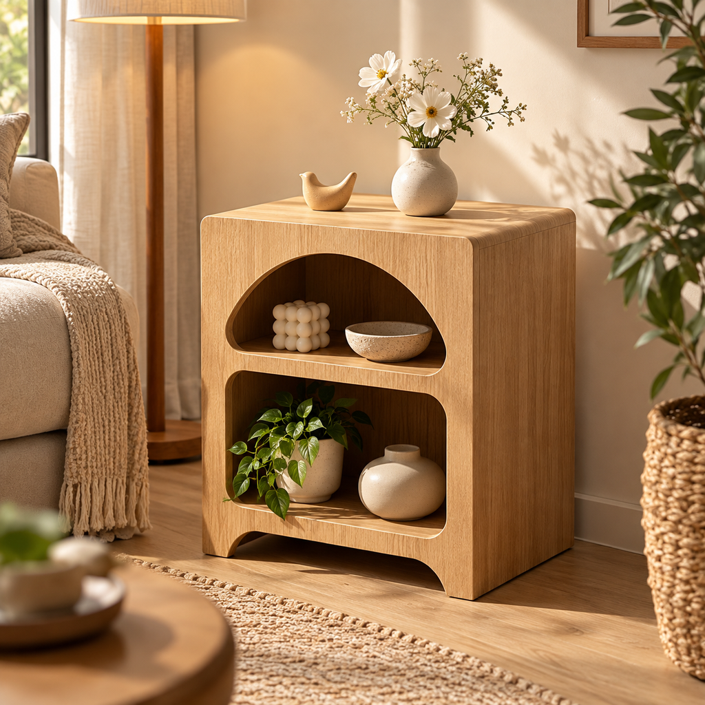 NOOKMONT Arc 2-Tier Open Storage Cabinet