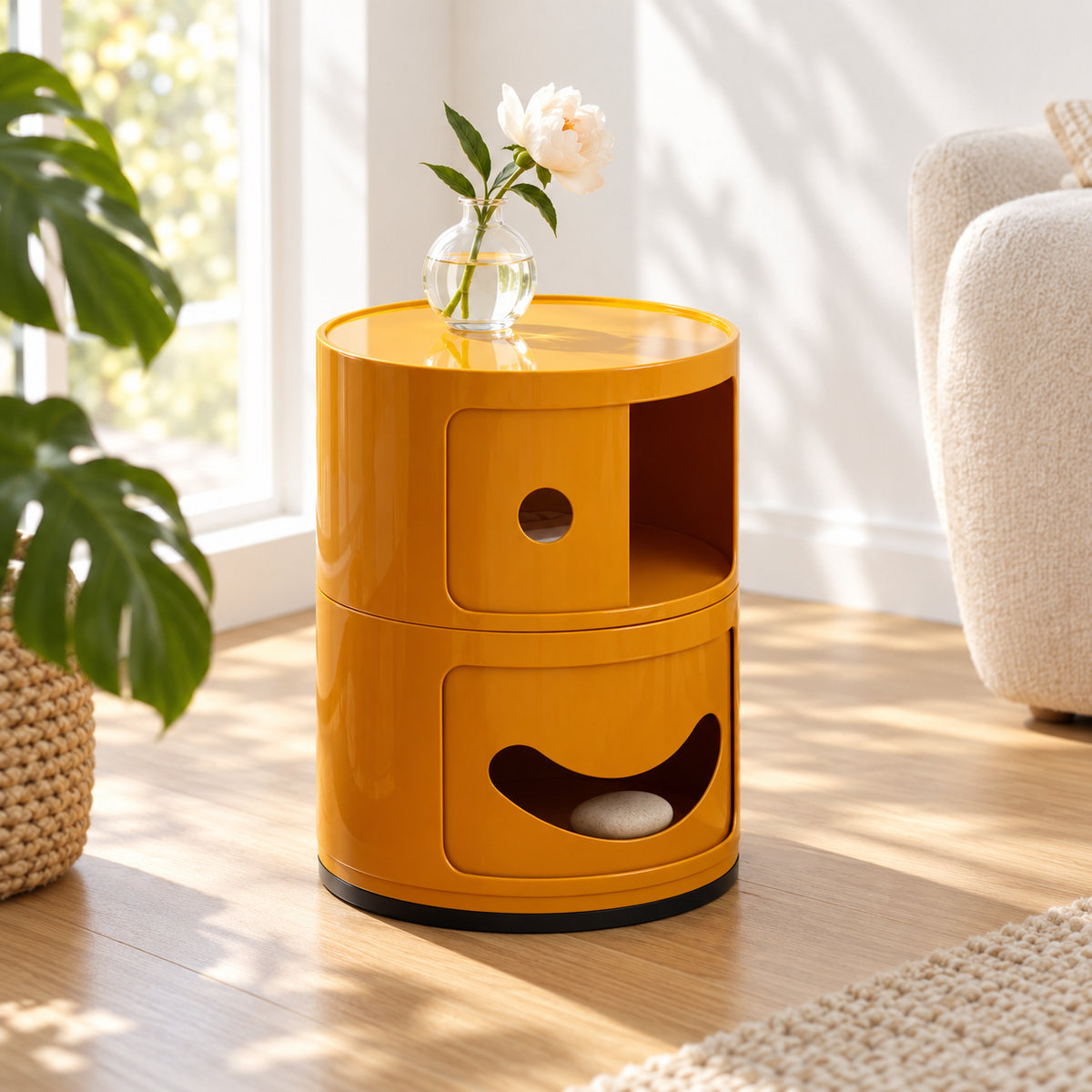 NOOKMONT Orbit 2-Tier Storage Side Table