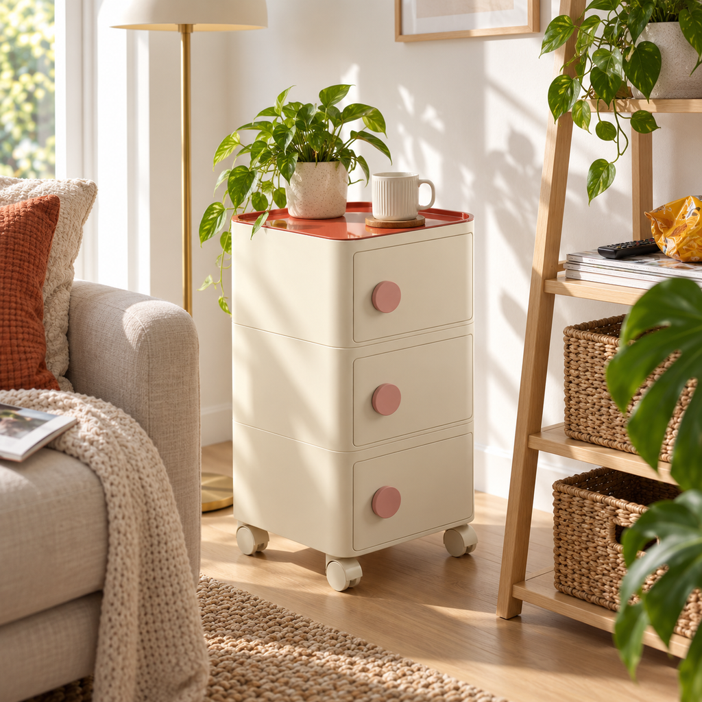 NOOKMONT Drift 3-Drawer Mobile Cabinet
