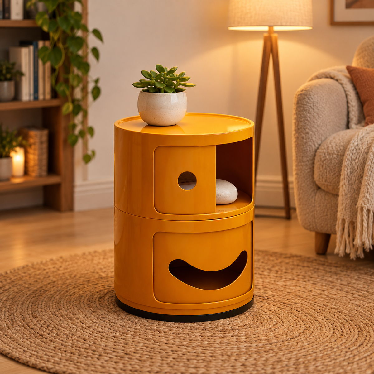 NOOKMONT Orbit 2-Tier Storage Side Table
